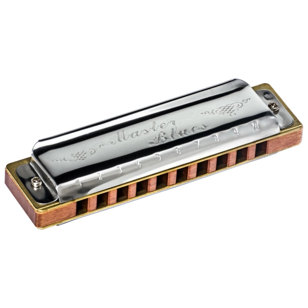 Imagem do produto Gaita Hering Diatônica Master Blues G Sol 9020G Com Case