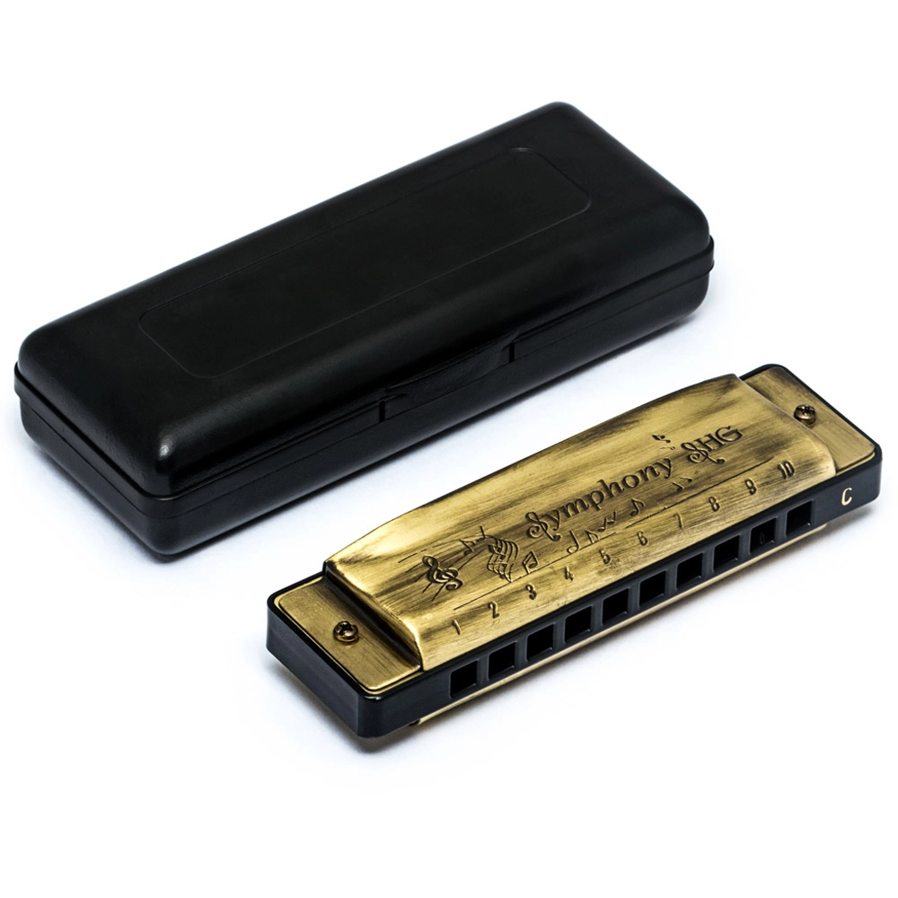 Imagem do produto Gaita Hering Diatônica Symphony C Dó 1220C Com Case