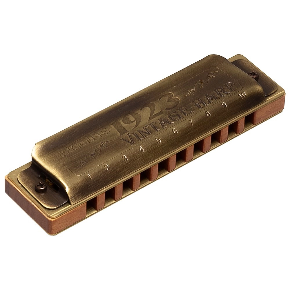 Imagem do produto Gaita Hering Diatônica Vintage Harp 1923 CL Dó Low 1020CL Com Case