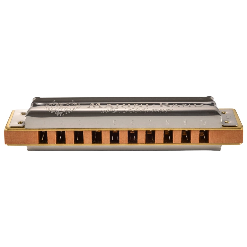 Imagem do produto Gaita Hohner Diatônica Marine Band C Dó 1896/20 Com Case