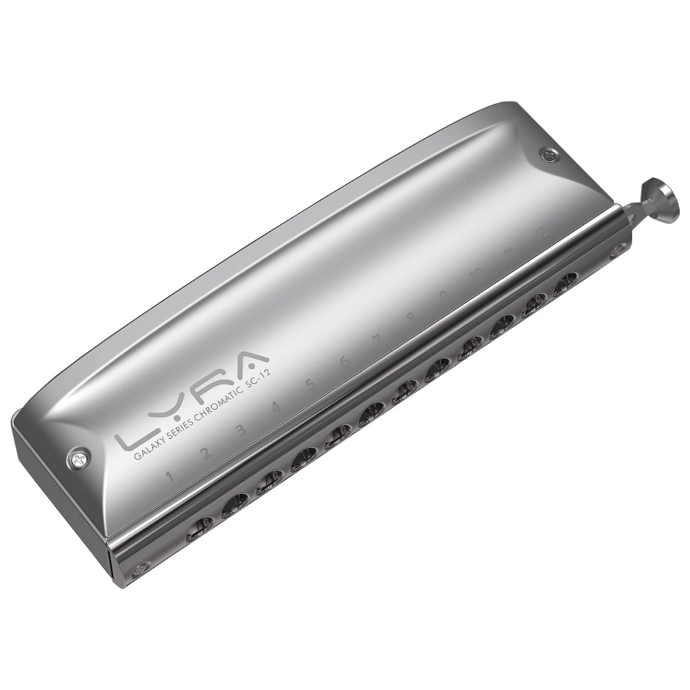 Imagem do produto Gaita Kongsheng Cromática Lyra 12 C Dó SC-12 48 Com Case