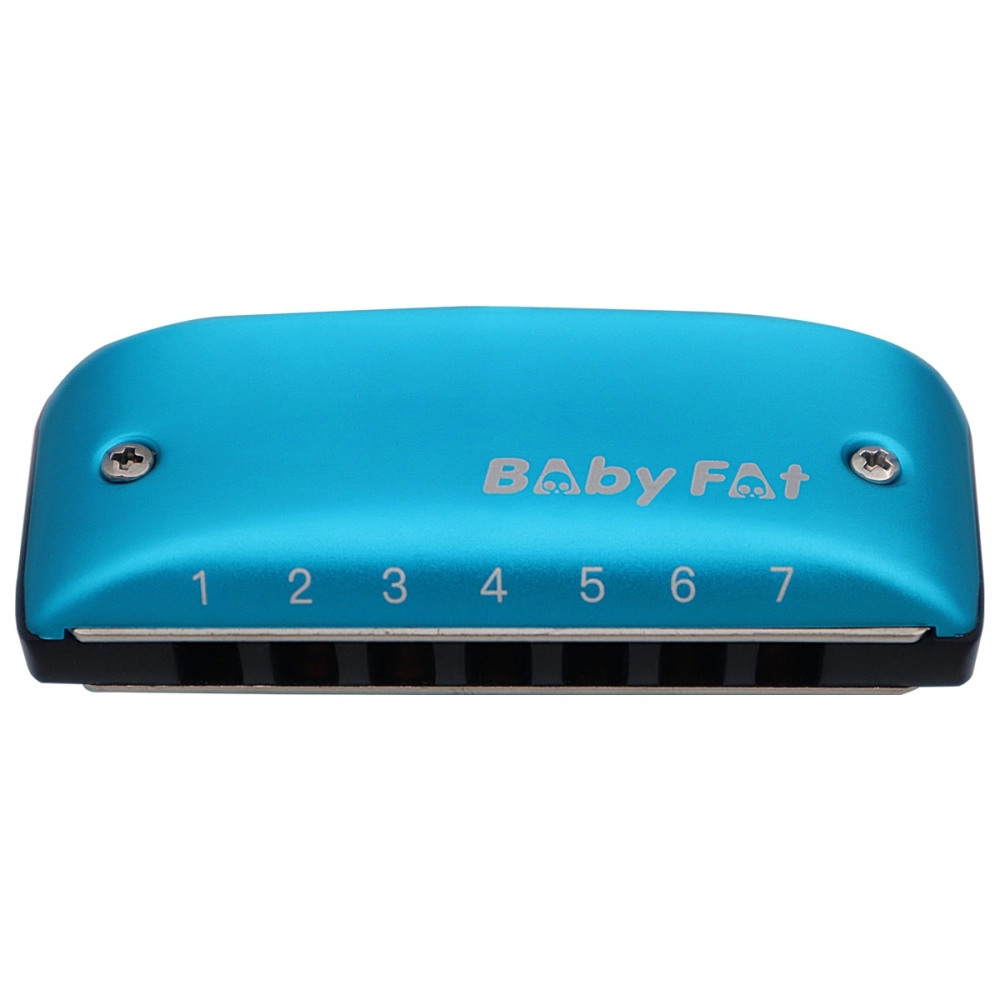 Imagem do produto Gaita Kongsheng Diatônica Baby Fat A Lá 14 Vozes Azul