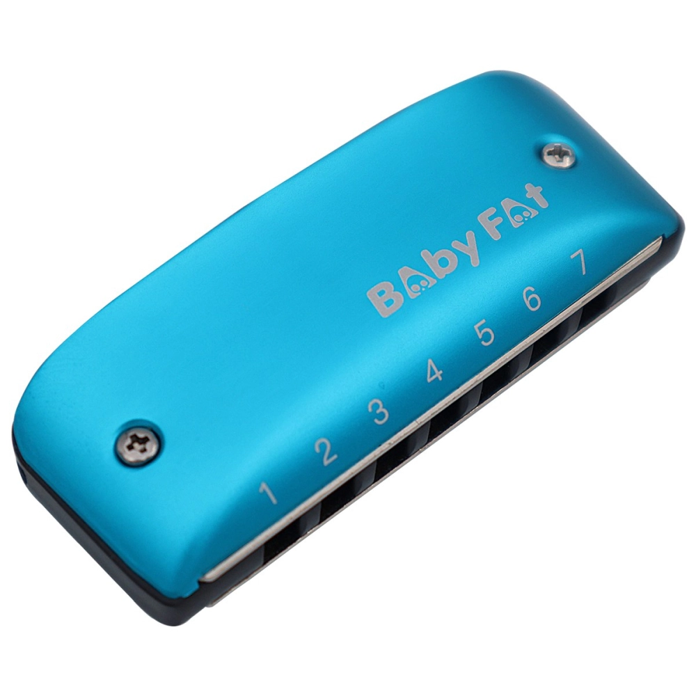 Imagem do produto Gaita Kongsheng Diatônica Baby Fat A Lá 14 Vozes Azul