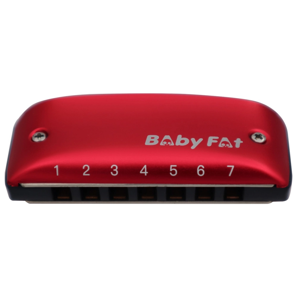 Imagem do produto Gaita Kongsheng Diatônica Baby Fat C Dó 14 Vozes Vermelha