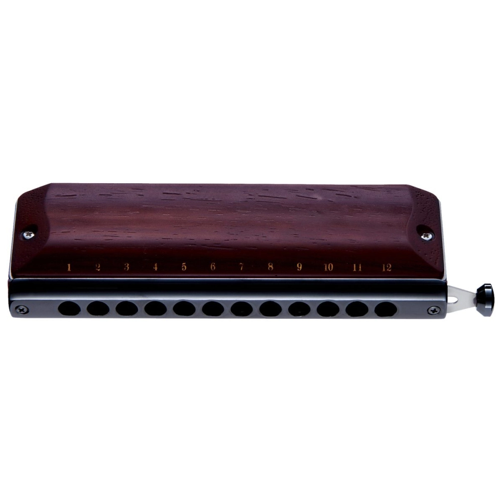 Imagem do produto Gaita Suzuki Cromática Gregoire Mariet Walnut C Dó G48WC Com Case