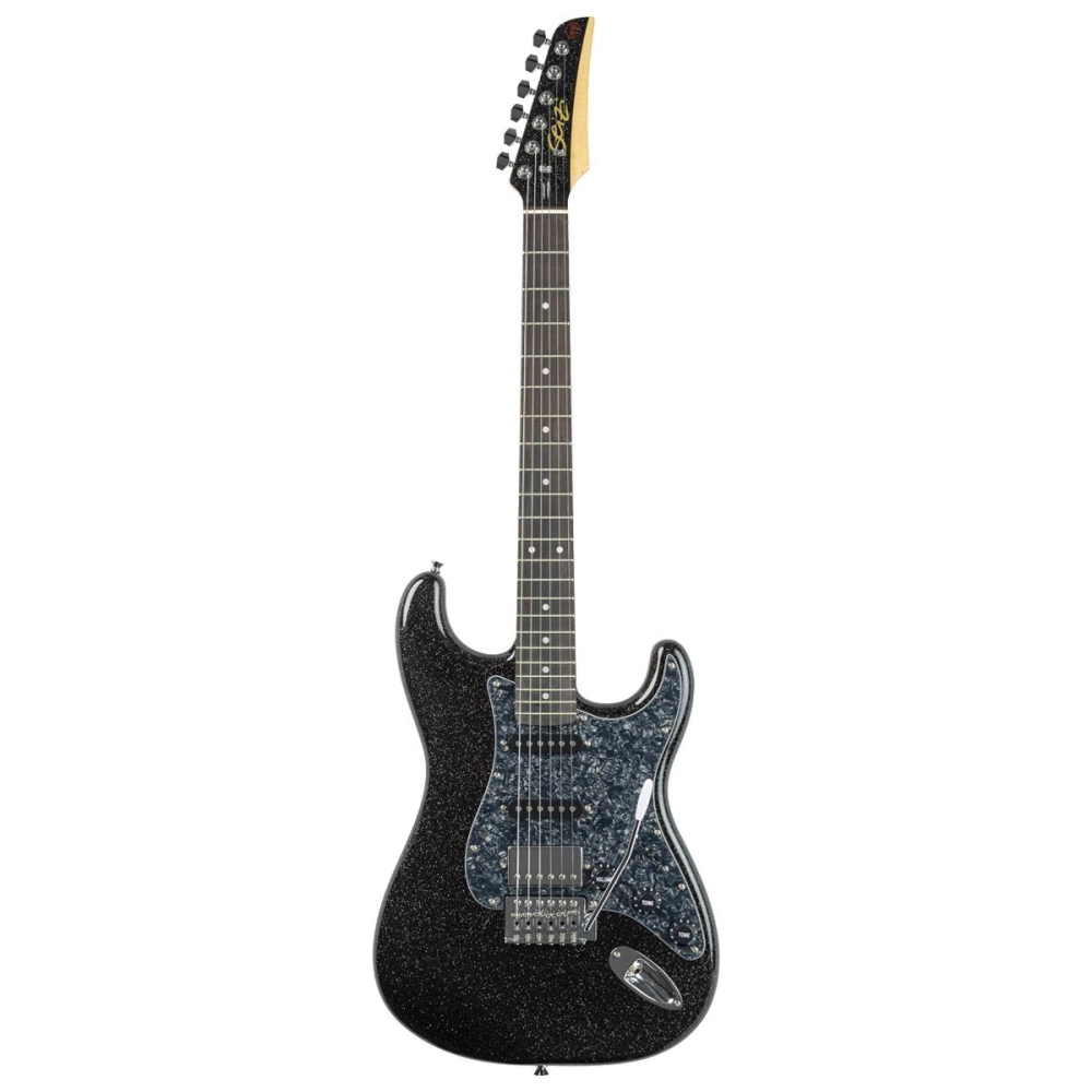Imagem do produto Guitarra Seizi Fun Katana Musashi Midnight Black Sparkle HSS