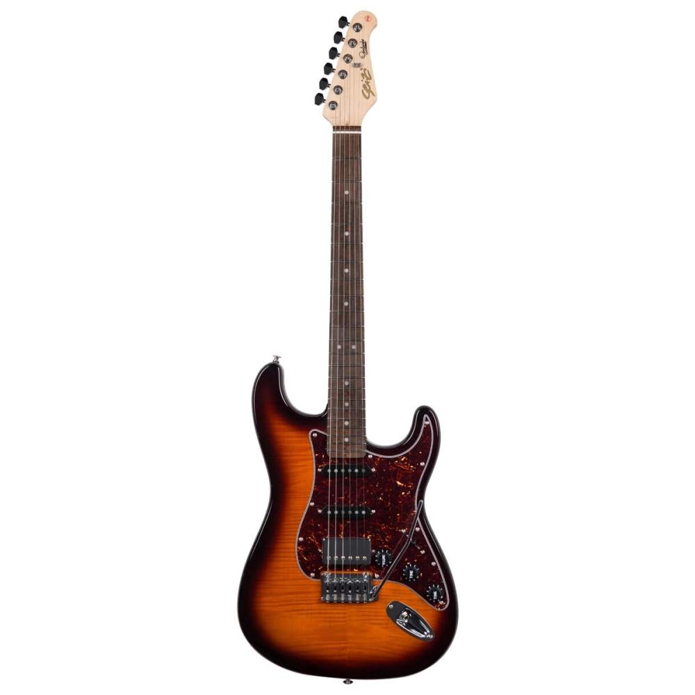 Imagem do produto Guitarra Seizi Vintage Budokan Plus Ozielzinho Flamed Sunburst HSS
