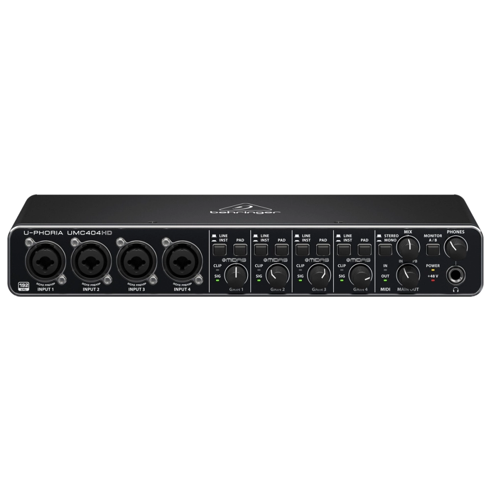 Imagem do produto Interface de áudio Behringer U-Phoria UMC404HD 4x4 USB