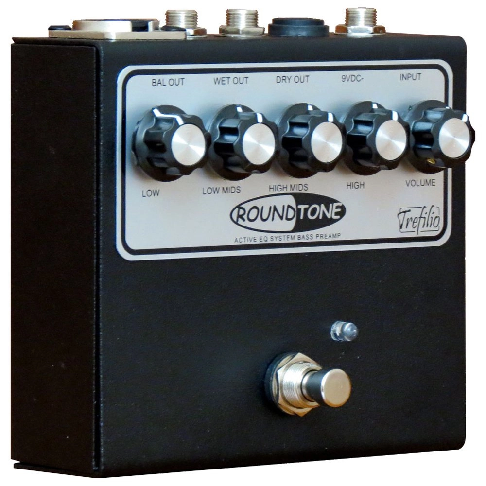 Imagem do produto Pedal de Efeito Para Baixo Trefilio Bass Preamp Roundtone