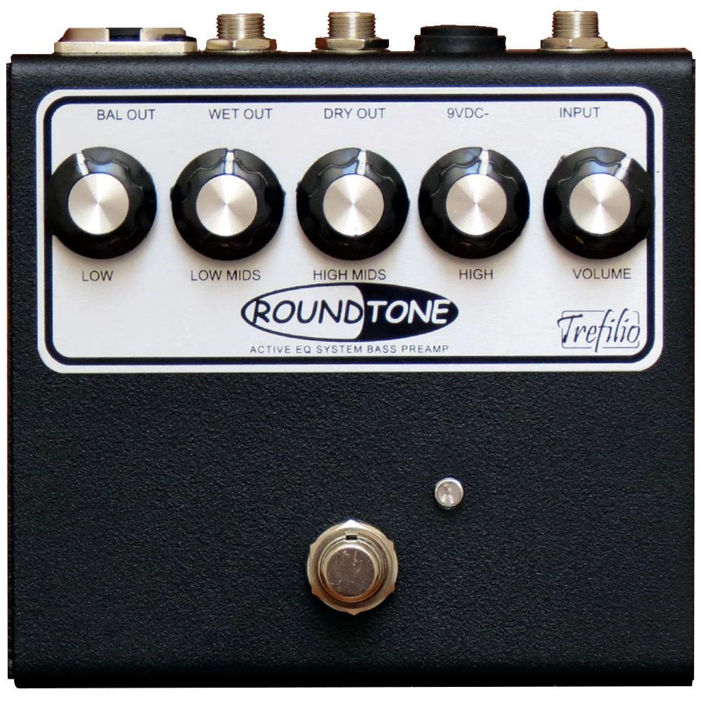 Imagem do produto Pedal de Efeito Para Baixo Trefilio Bass Preamp Roundtone