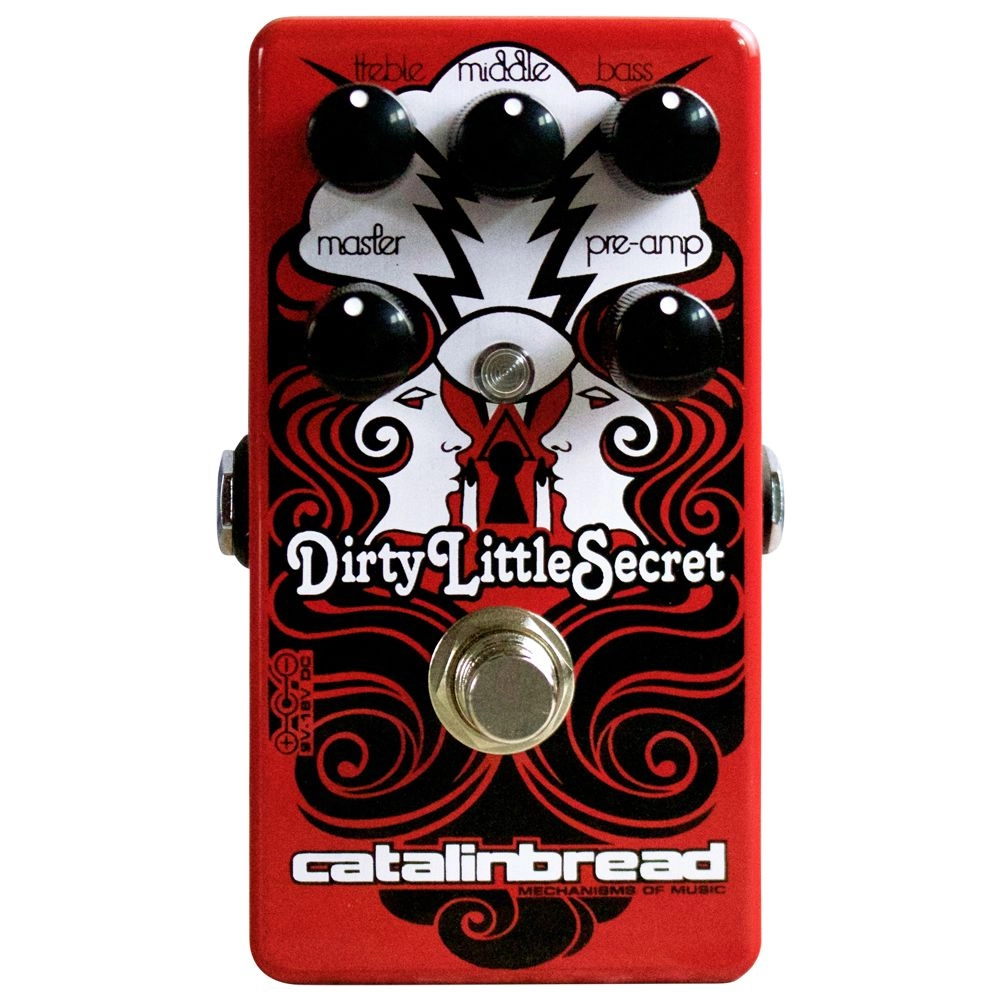 Imagem do produto Pedal de Efeito Para Guitarra Catalinbread Dirty Little Secret Red Overdrive