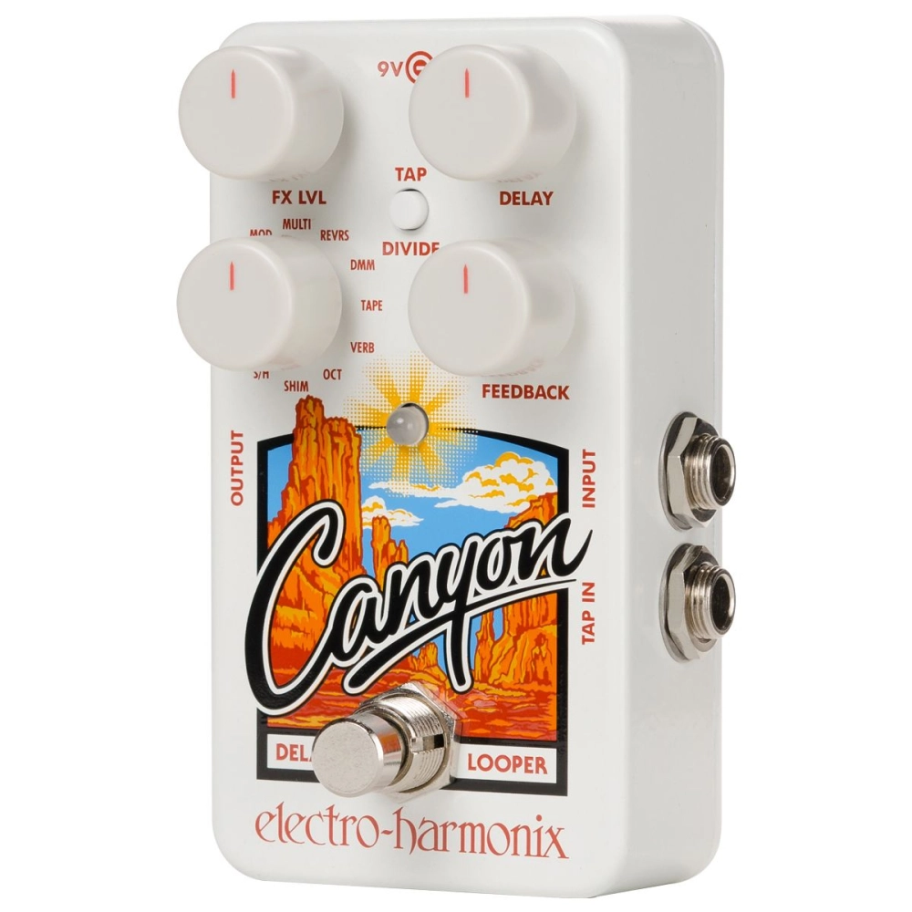 Pedal de Efeito Para Guitarra Electro-Harmonix Canyon Delay e