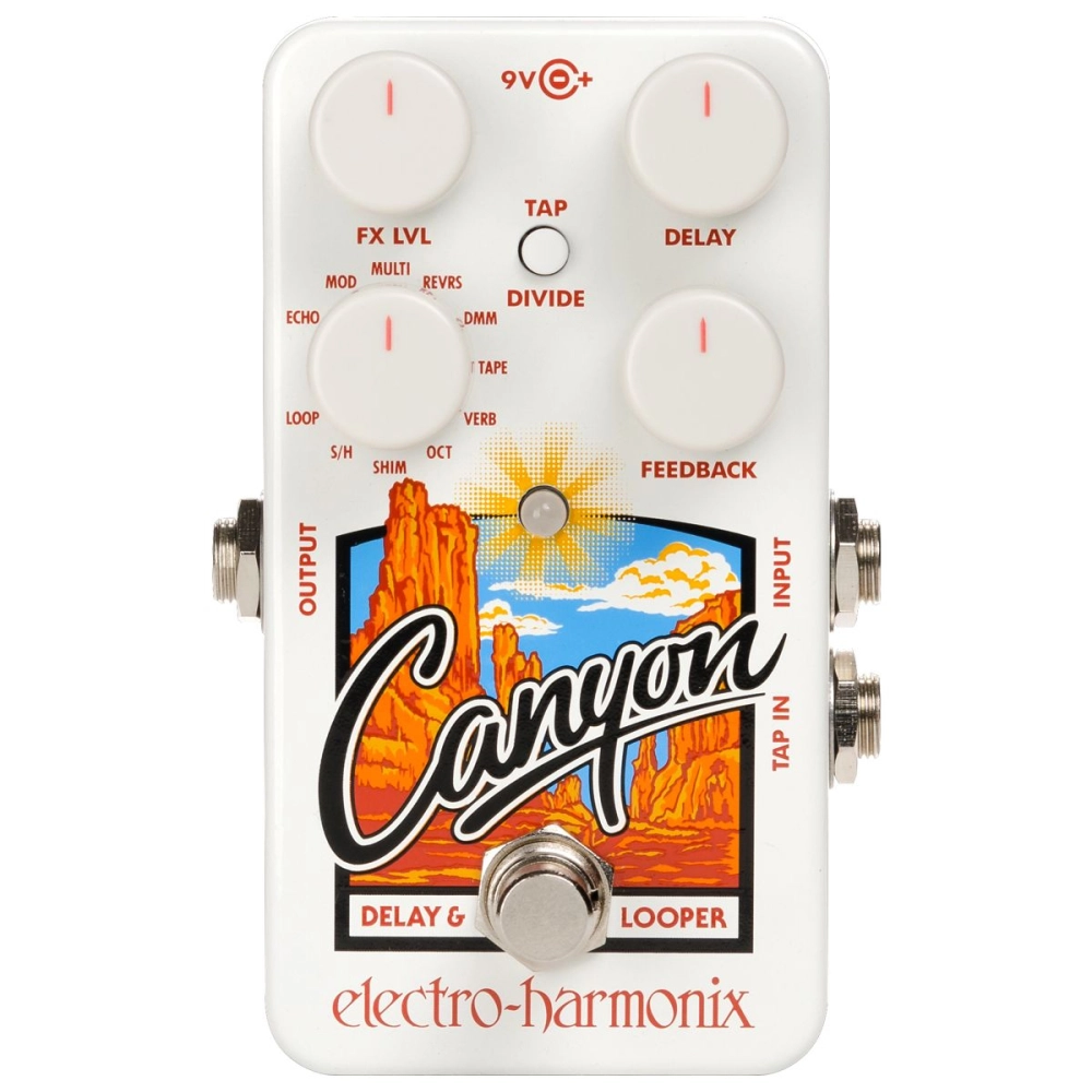 Imagem do produto Pedal de Efeito Para Guitarra Electro-Harmonix Canyon Delay e Looper