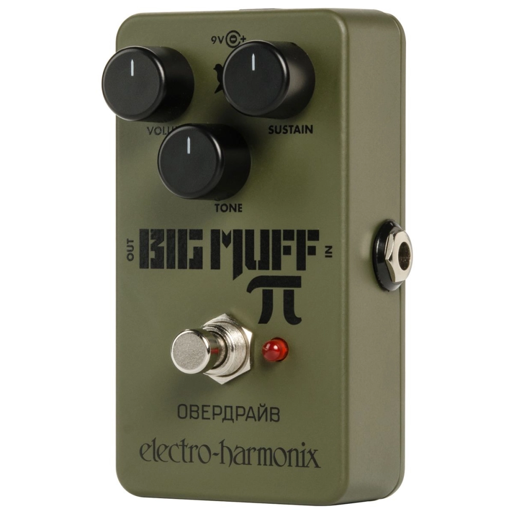 Electro-Harmonix BIG MUFF ギターエフェクター Pedal de Efeito Para Guitarra Electro-Harmonix Green Russian Big