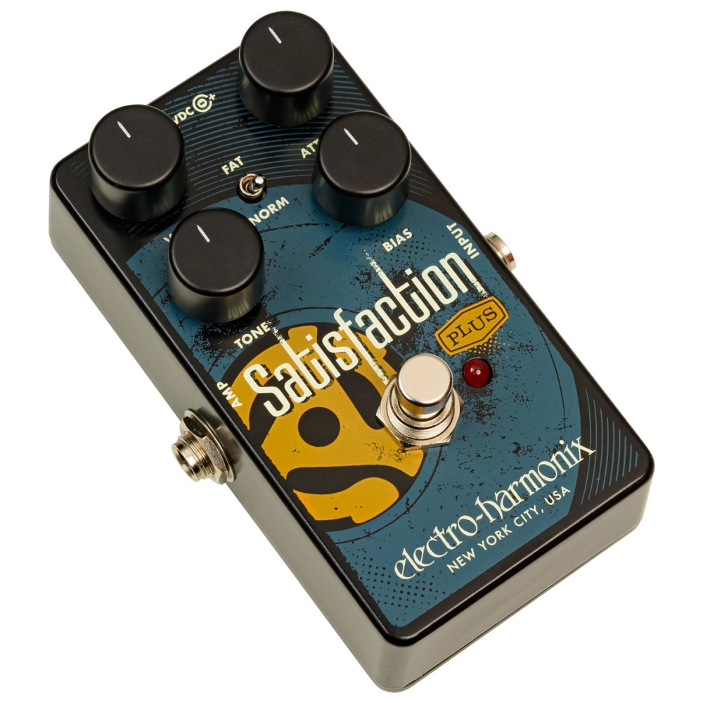 新品 Electro-Harmonix Satisfaction Fuzz Pedal de Efeito Para Guitarra Electro-Harmonix Satisfaction Plus