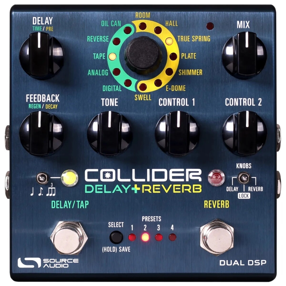 Imagem do produto Pedal de Efeito Para Guitarra Source Audio Collider Delay e Reverb