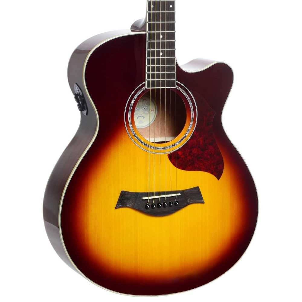 Violão Aço Eletroacústico Seizi Kyoto Kaizen Auditório Cutaway